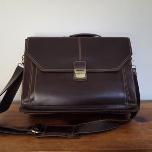 Brown Leather Men's Bag